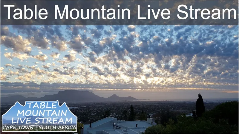 Table Mountain camera view in Cape Town