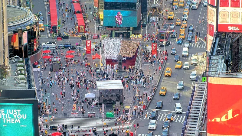 Times Square North camera view in New York