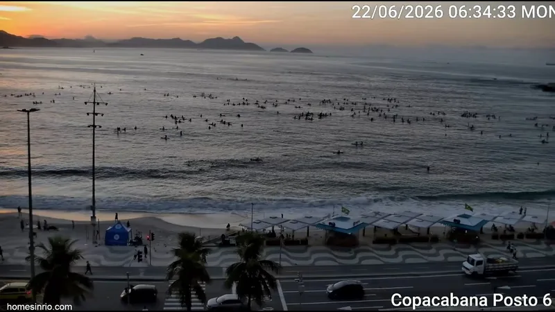 Copacabana · Posto 6 camera view in Rio de Janeiro