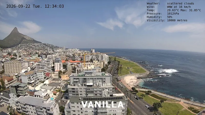 Sea Point · Atlantic Coast & Lion’s Head provider camera preview